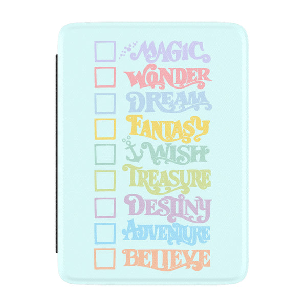 Disney Cruise Ships Kindle Case DCL Ships Check List Cruise Kindle Case - Multiple Sizes
