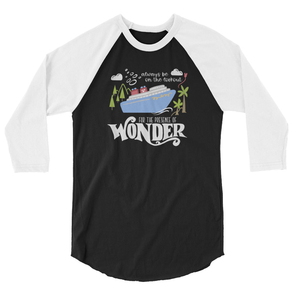 Disney Wonder Cruise Shirt Disney Family Cruise Vacation 3/4 sleeve raglan shirt