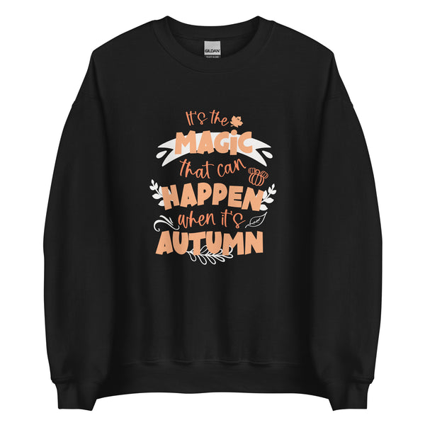 Magic in Autumn Disney Main Street USA Magic Kingdom Unisex Sweatshirt