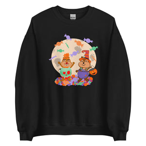 Chip and Dale Disney Halloween Trick or Treat Candy Unisex Sweatshirt