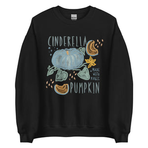 Cinderella Pumpkin Sweatshirt Disney Shirt Made with Magic Disney Pumpkin Sweatshirt