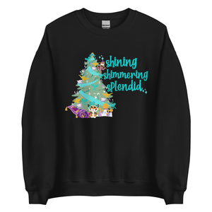 Princess Jasmine Sweater Disney Christmas Tree Holiday Aladdin Unisex Sweatshirt