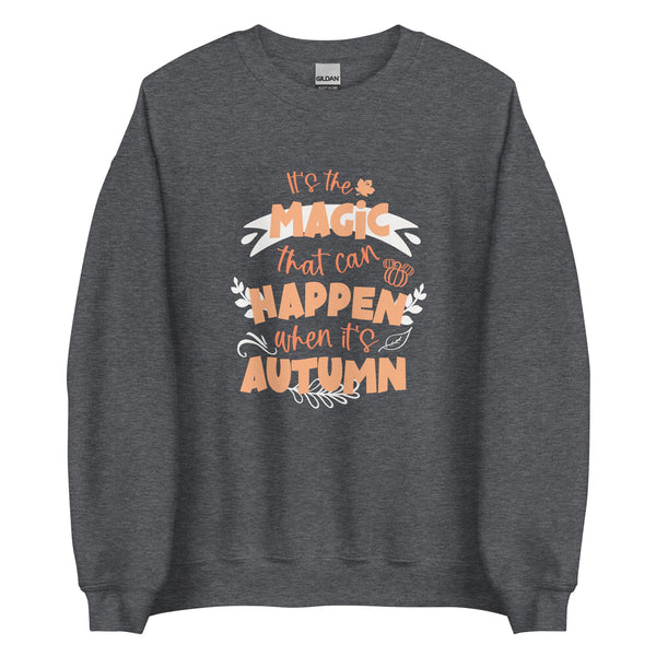 Magic in Autumn Disney Main Street USA Magic Kingdom Unisex Sweatshirt