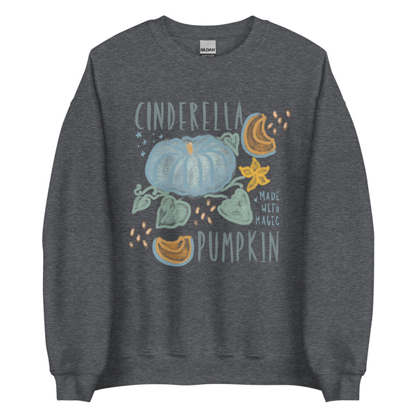 Cinderella Pumpkin Sweatshirt Disney Shirt Made with Magic Disney Pumpkin Sweatshirt