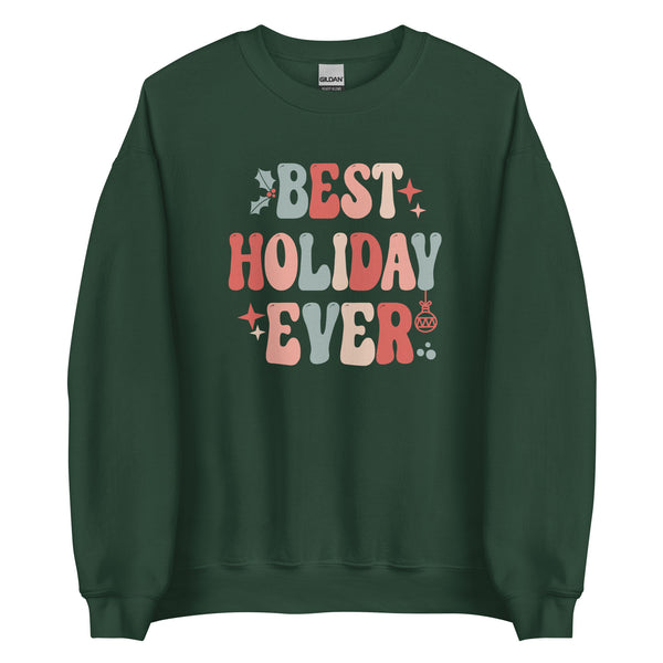 Best Holiday Ever Sweater Fun Disney Christmas Mickey's Very Merry Christmas Party Unisex Sweatshirt