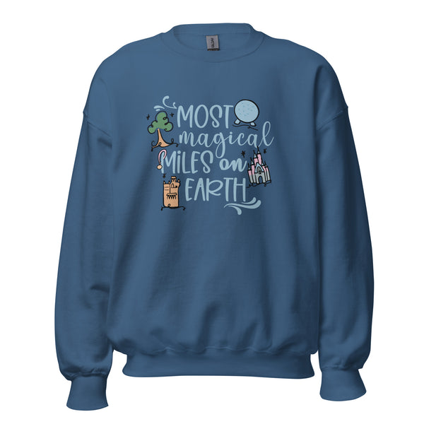 runDisney sweatshirt Most Magical Miles on Earth Walt Disney World running Unisex Sweatshirt