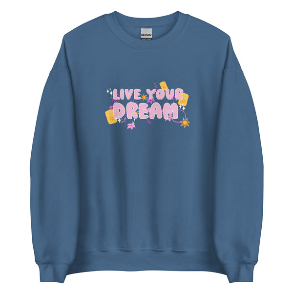 runDisney sweater Tangled Live Your Dream Disney Rapunzel Running Unisex Sweatshirt