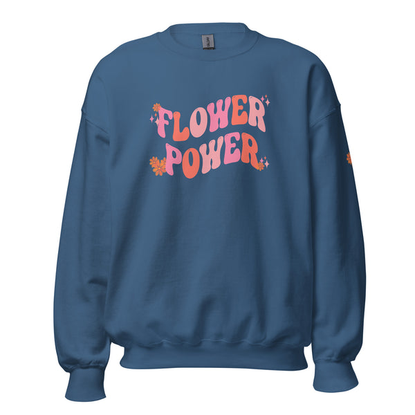 Flower Power Disney Flower and Garden Retro Mickey Unisex Sweatshirt