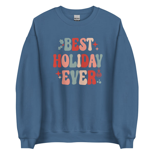 Best Holiday Ever Sweater Fun Disney Christmas Mickey's Very Merry Christmas Party Unisex Sweatshirt