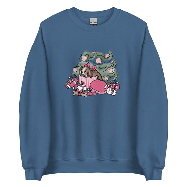 Christmas Puppy Sweatshirt Disney Lady and the Tramp Christmas Sweatshirt