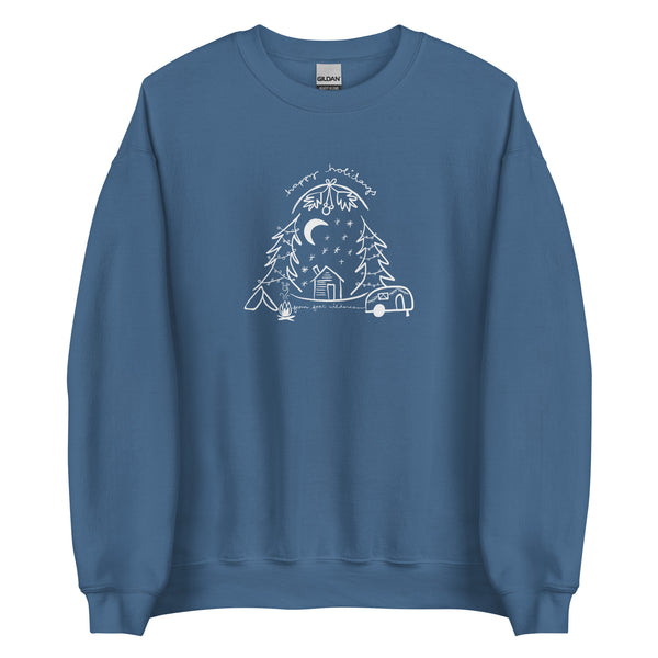 Fort Wilderness Christmas Sweatshirt Disney Christmas Camping Unisex Unisex Sweatshirt