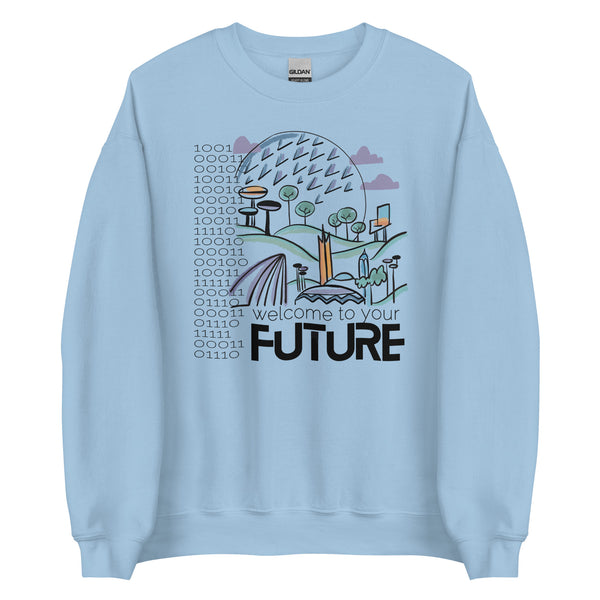 Spaceship Earth Sweatshirt Disney Shirt Welcome to Your Future EPCOT Ride Unisex Sweatshirt