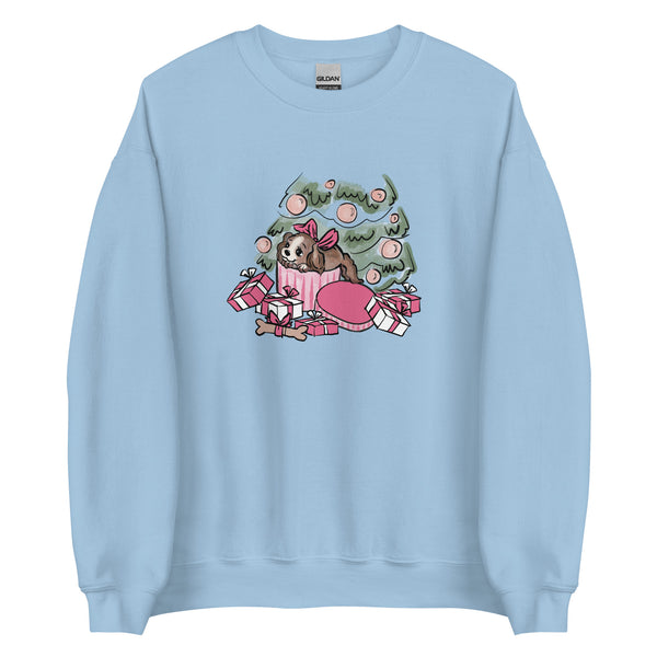 Christmas Puppy Sweatshirt Disney Lady and the Tramp Christmas Sweatshirt