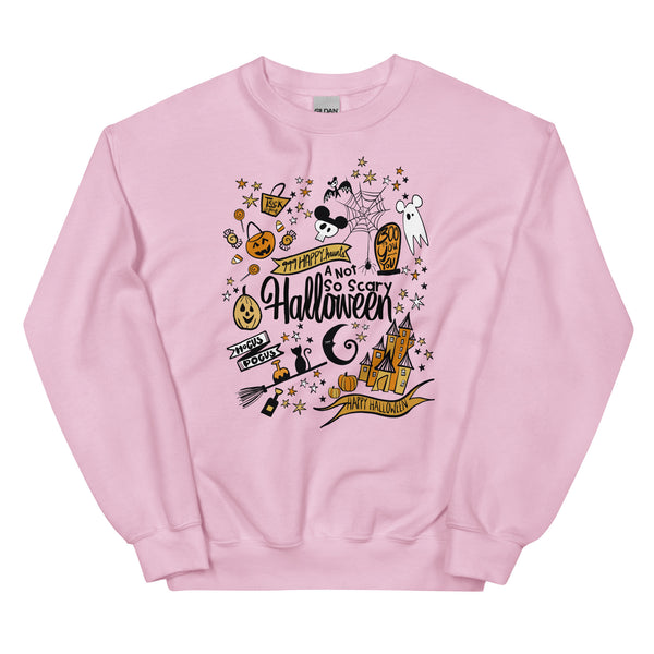 Disney Halloween Party Sweatshirt Disney Shirt Not So Scary Halloween Magic Kingdom Party Unisex Sweatshirt