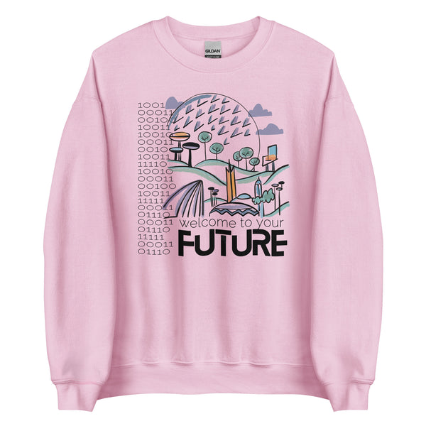 Spaceship Earth Sweatshirt Disney Shirt Welcome to Your Future EPCOT Ride Unisex Sweatshirt