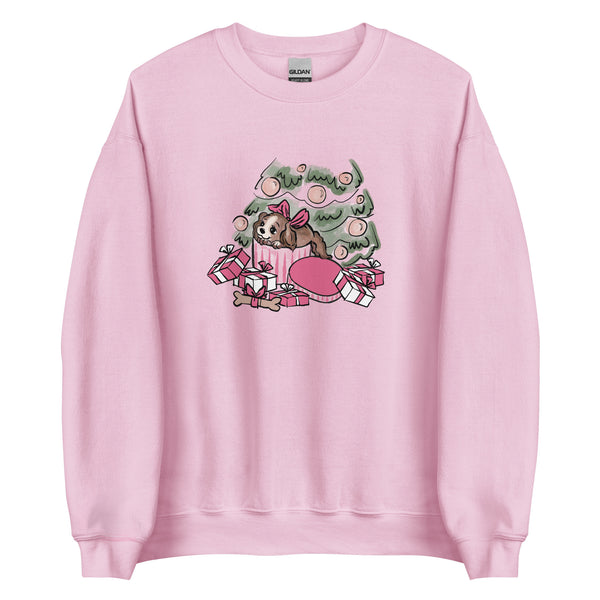 Christmas Puppy Sweatshirt Disney Lady and the Tramp Christmas Sweatshirt