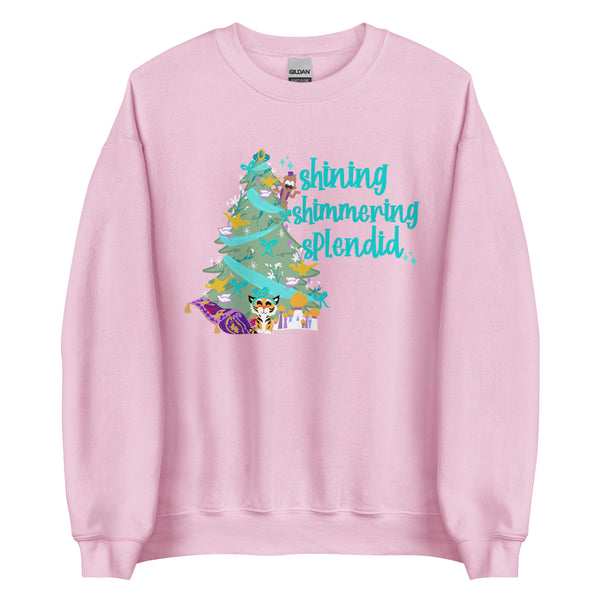 Princess Jasmine Sweater Disney Christmas Tree Holiday Aladdin Unisex Sweatshirt