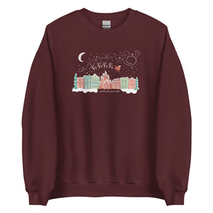 Disney Christmas Main Street Sweatshirt Santa Claus And to All a Good Night Christmas Sweatshirt