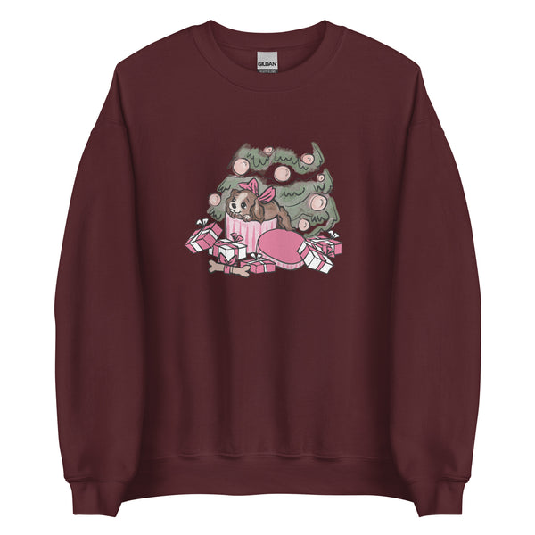 Christmas Puppy Sweatshirt Disney Lady and the Tramp Christmas Sweatshirt