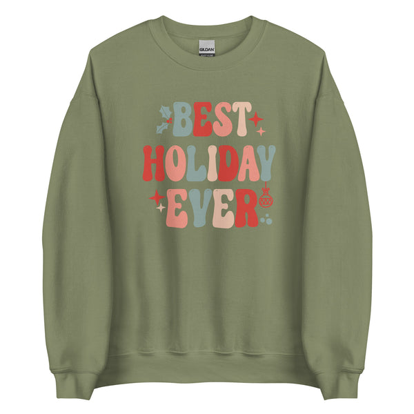 Best Holiday Ever Sweater Fun Disney Christmas Mickey's Very Merry Christmas Party Unisex Sweatshirt