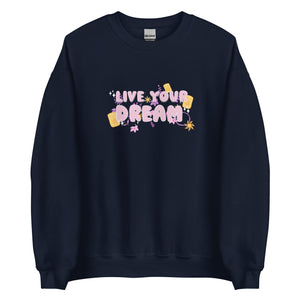 runDisney sweater Tangled Live Your Dream Disney Rapunzel Running Unisex Sweatshirt