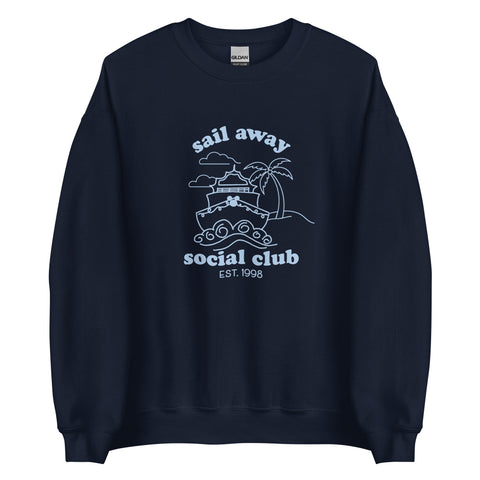 Disney Cruise Sail Away Social Sweater Disney Vacation Shirt Unisex Sweatshirt