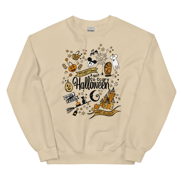 Disney Halloween Party Sweatshirt Disney Shirt Not So Scary Halloween Magic Kingdom Party Unisex Sweatshirt