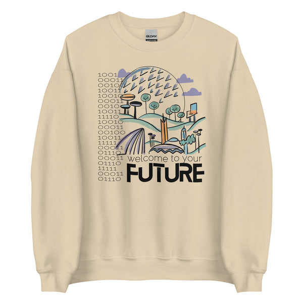 Spaceship Earth Sweatshirt Disney Shirt Welcome to Your Future EPCOT Ride Unisex Sweatshirt