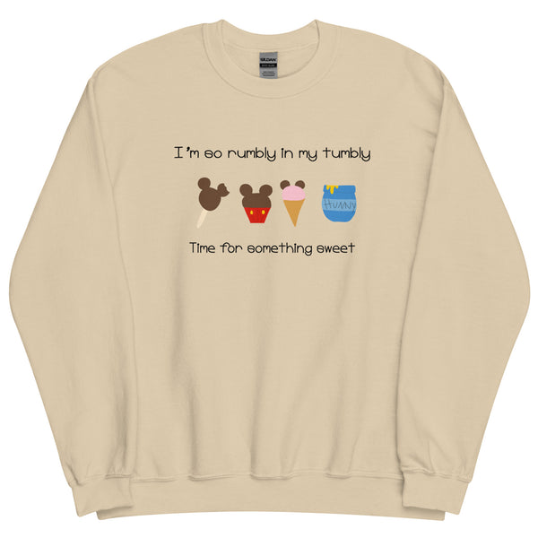 Winnie the Pooh Snacks Sweatshirt Disney Snacks Rumbly in My Tumbly Mickey Snacks Sweatshirt