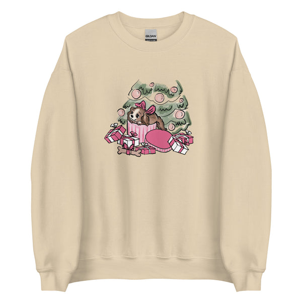 Christmas Puppy Sweatshirt Disney Lady and the Tramp Christmas Sweatshirt