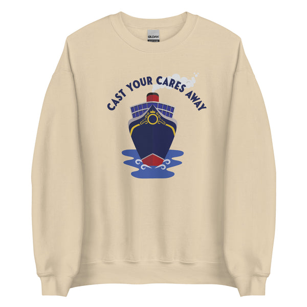 Disney Cruise Sweater Cast Your Cares Away Cruise Ship Unisex Sweatshirt