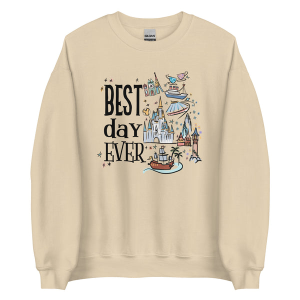 Tokyo Disney Best Day Ever Sweatshirt DisneySea Disneyland Unisex Sweatshirt