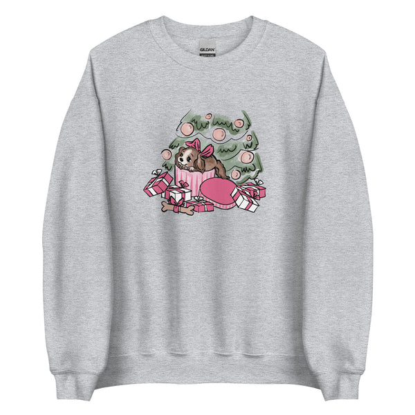 Christmas Puppy Sweatshirt Disney Lady and the Tramp Christmas Sweatshirt