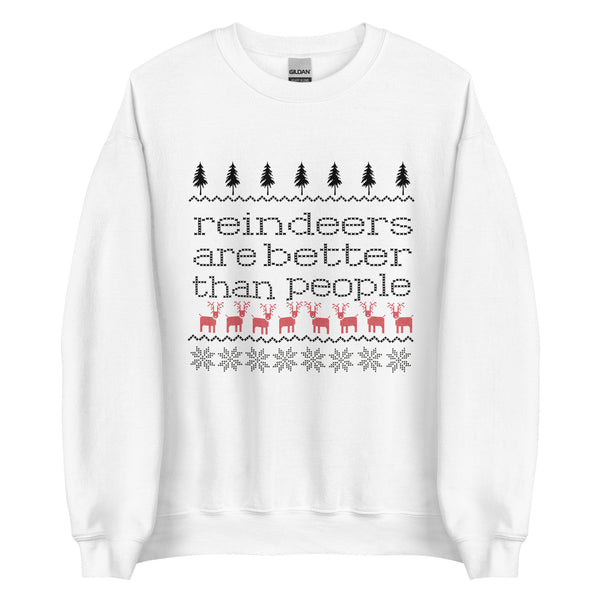 Disney Frozen Sven Sweatshirt Disney Christmas Shirt Frozen Christmas Reindeer Are Better Than People Sweatshirt