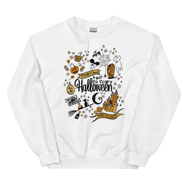 Disney Halloween Party Sweatshirt Disney Shirt Not So Scary Halloween Magic Kingdom Party Unisex Sweatshirt