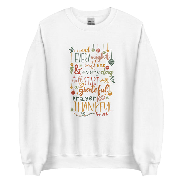 Muppets Christmas Carol Sweatshirt A Thankful Heart Disney Christmas Shirt Thanksgiving Muppets Christmas Song Unisex Sweatshirt