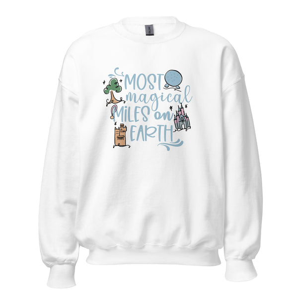 runDisney sweatshirt Most Magical Miles on Earth Walt Disney World running Unisex Sweatshirt