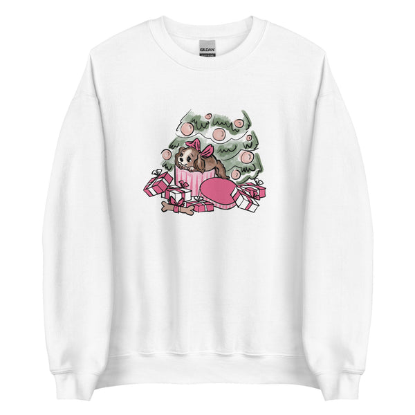 Christmas Puppy Sweatshirt Disney Lady and the Tramp Christmas Sweatshirt