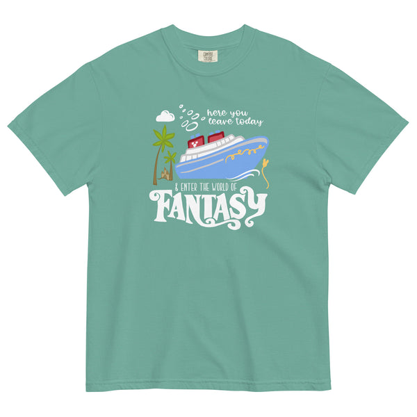 Disney Fantasy Cruise COMFORT COLORS Shirt Disney Family Cruise Vacation Unisex garment-dyed heavyweight t-shirt