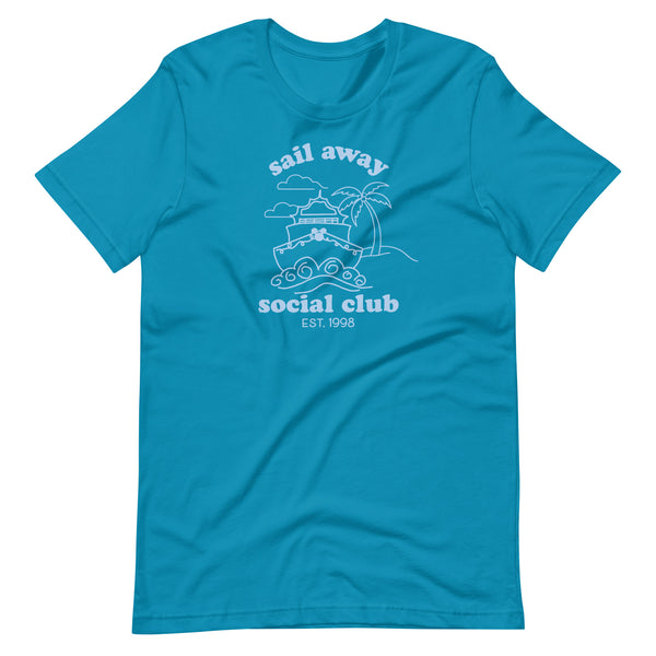 Disney Cruise Sail Away Social Club Disney Vacation Shirt Unisex t-shirt