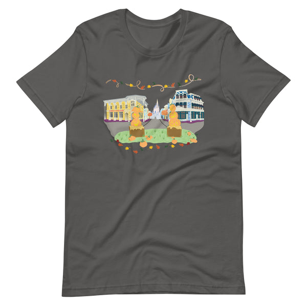 Disney Fall on Main Street USA Magic Kingdom Halloween Unisex t-shirt