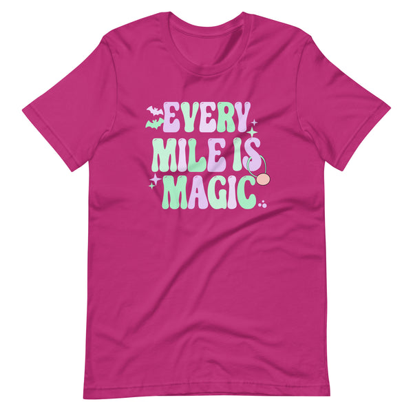 runDisney Halloween Every Mile is Magic Pastels Disneyland running Unisex t-shirt