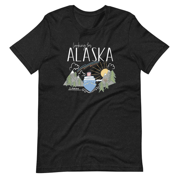 Disney Cruise Alaska T-Shirt Cruise Shirt with Moose Dogs Aurora Borealis and Sunshine Alaska T-shirt