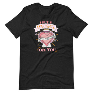 Love Potion Love Spell T-Shirt I Put a Spell on You Valentine's Day T-Shirt
