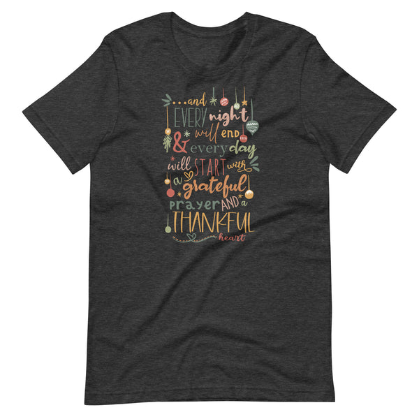 Muppets Christmas Carol T-Shirt A Thankful Heart Disney Christmas Shirt Thanksgiving Muppets Christmas Song T-Shirt