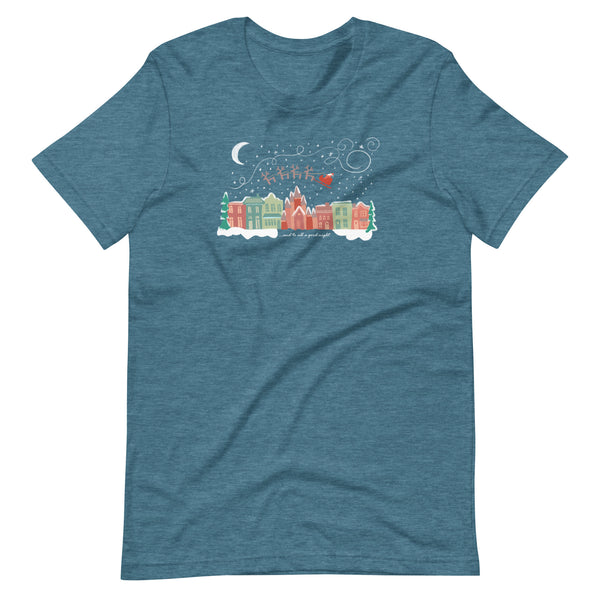 Disney Christmas Main Street T-Shirt Santa Claus And to All a Good Night Christmas T-Shirt