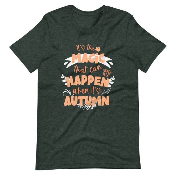 Magic in Autumn Disney Main Street USA Magic Kingdom Unisex t-shirt