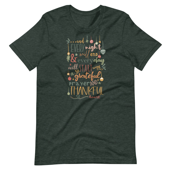 Muppets Christmas Carol T-Shirt A Thankful Heart Disney Christmas Shirt Thanksgiving Muppets Christmas Song T-Shirt