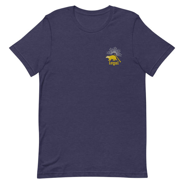 Yellow House T-Shirt Badger Loyal EMBROIDERED Hflpuf Shirt Universal Bookish T-Shirt