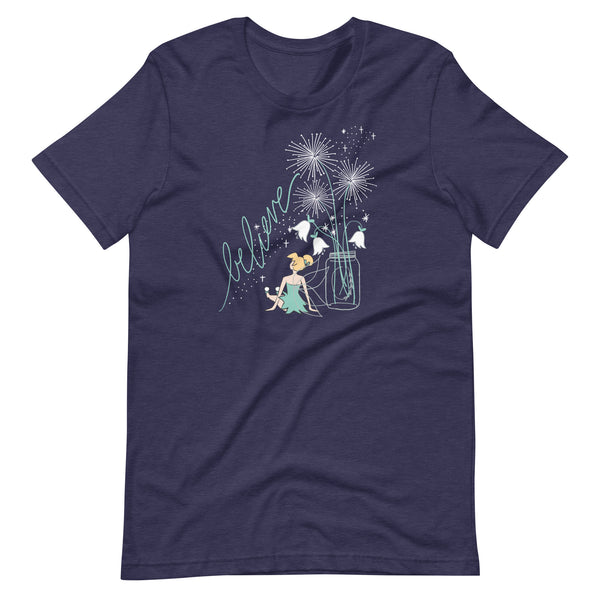 Tinkerbell T-Shirt Believe in Fairies Disney Fairies Dandelion Wishes Tink T-Shirt